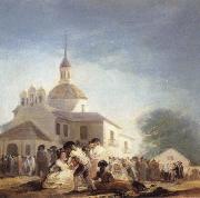 Francisco Goya The Hermitage of St Isidore Spain oil painting artist